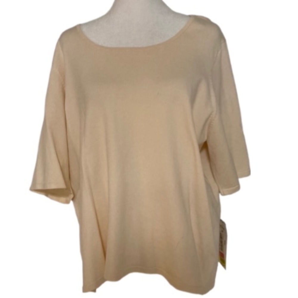 NWT Nygard Beige Blouse Size 18/20 - Picture 2 of 8